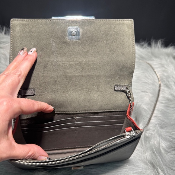 Fendi Monster Bug Pink Leather Wallet on a Chain~With COA - Picture 8 of 11